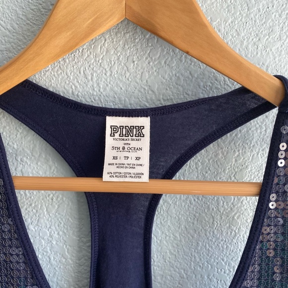 Victoria’s Secret, Pink, Sequin NY Tank XS - Picture 3 of 4